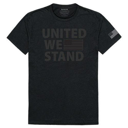 USA Flag Patriotic United We Stand Thin Red Line Freedom Cotton T-Shirts-United We Stand-Regular-Small
