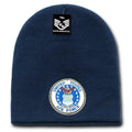 Rapid Dominance Military Logos Short Beanies Knit Cap Hats Winter-Air Force - Navy-