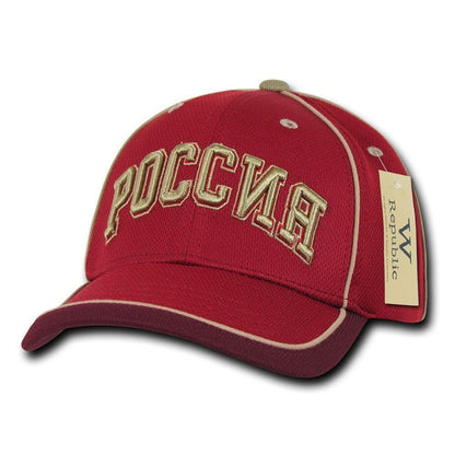 W Republic Country Logo Tournament Jersey 6 Panel Constructed Baseball Caps Hats-Argentina-