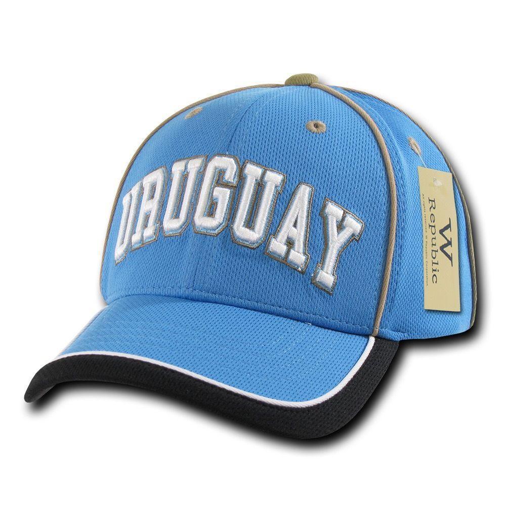 W Republic Country Logo Tournament Jersey 6 Panel Constructed Baseball Caps Hats-Argentina-