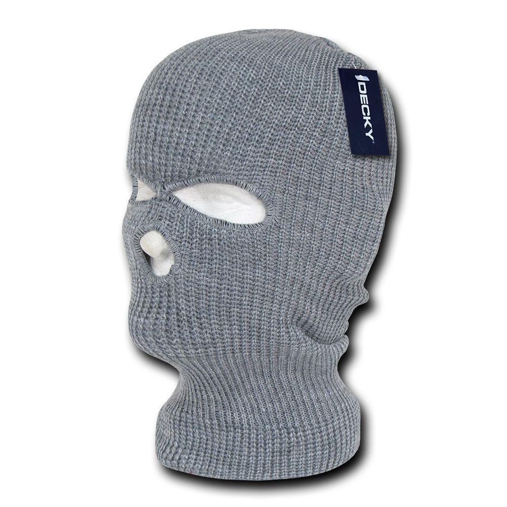 Decky Warm Winter Balaclava 3 Hole Face Masks Beanies Ski Motorcycle Biker Tactical-Black-