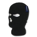 Decky Warm Winter Balaclava 3 Hole Face Masks Beanies Ski Motorcycle Biker Tactical-Black-