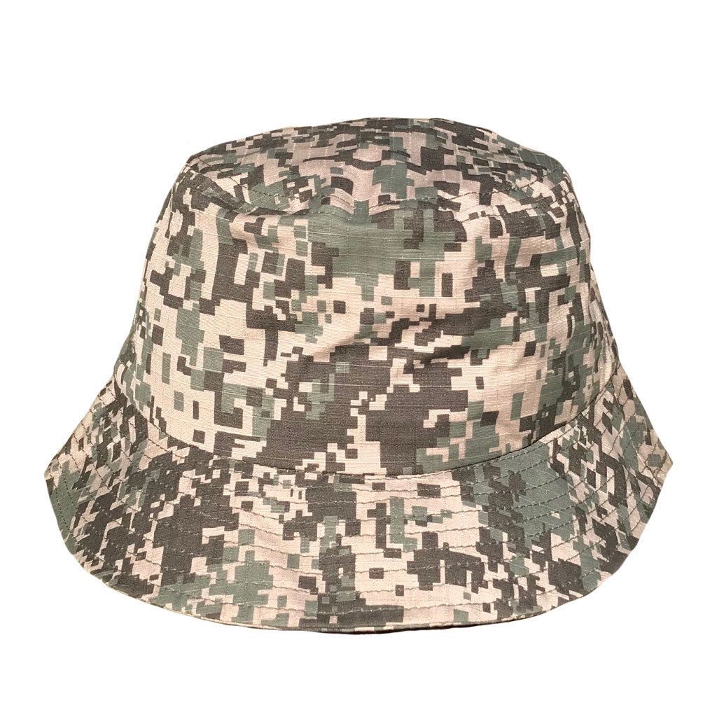Washed Cotton Sun Bucket Boonie Hats Caps Fitted Sizes Solid /Camo Fishermans Beach-Large-Black (washed)-