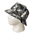 Washed Cotton Sun Bucket Boonie Hats Caps Fitted Sizes Solid /Camo Fishermans Beach-Large-Gray Camouflage-