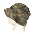 Washed Cotton Sun Bucket Boonie Hats Caps Fitted Sizes Solid /Camo Fishermans Beach-L-Green Camouflage-