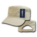 Decky Washed Gi Cotton Army Gi Military Bdu Cadet Castro Vintage Caps Hats-Stone-