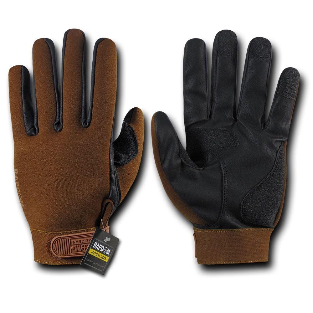 Waterproof Breathable Neoprene All Weather Shooting Work Duty Gloves, Coyote / XX-Large