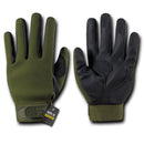 Waterproof Breathable Neoprene All Weather Shooting Work Duty Gloves-Olive-Small- 4 image