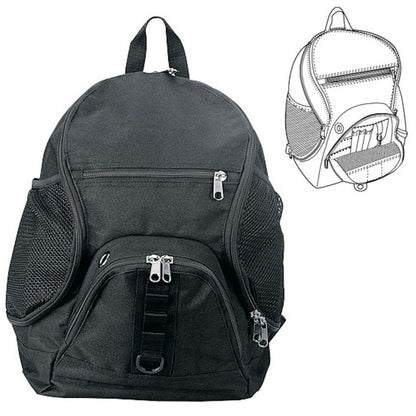 Wave School Work Backpack Bag Travel Bags Multi Pockets Organizer 12 X 17inch-