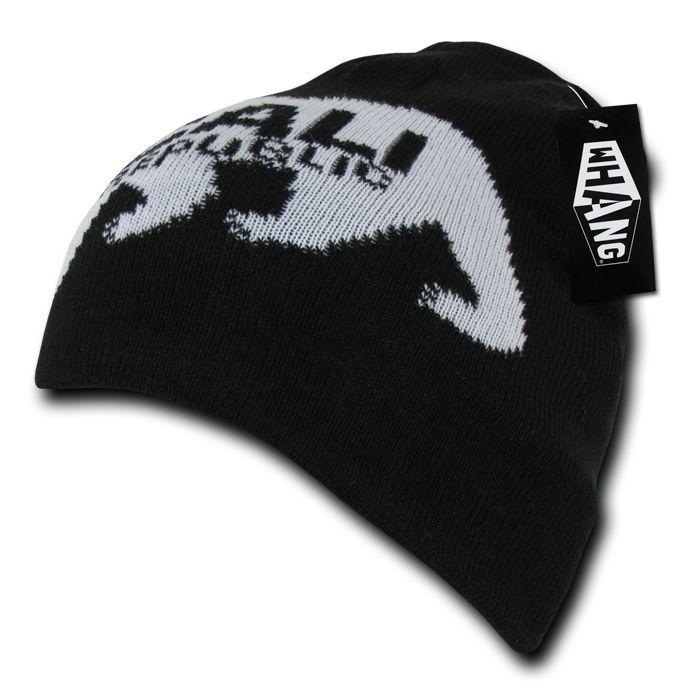 Whang California Republic Cali Bear Monster Beanies Cali Bear Caps Hats-