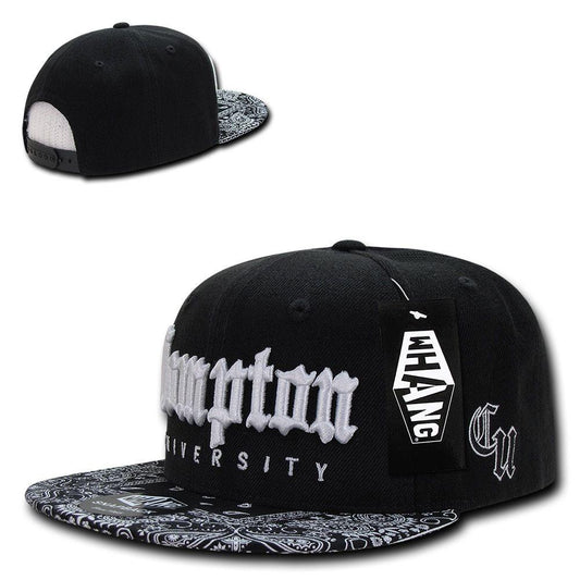 Whang Compton University Snapback Baseball Caps Hats-