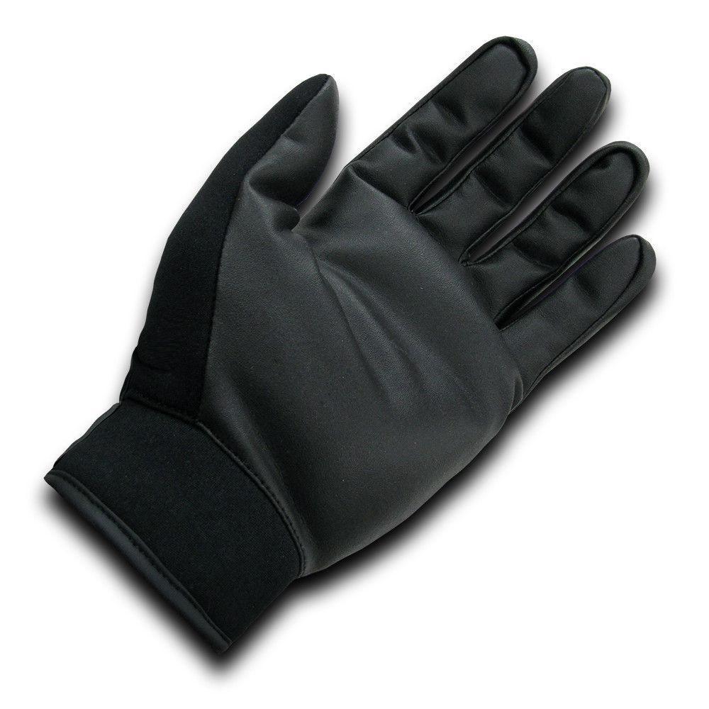 Winter Neoprene Outdoor Work Patrol Military Moisture Protection Gloves-Black-Small-