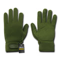 Winter Neoprene Outdoor Work Patrol Military Moisture Protection Gloves-Olive Drab-Small-