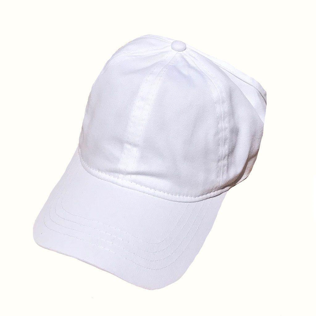 100% Cotton Ponytail Visor Baseball Caps Hats Flex Elastic Closure Womens Girls-RED-