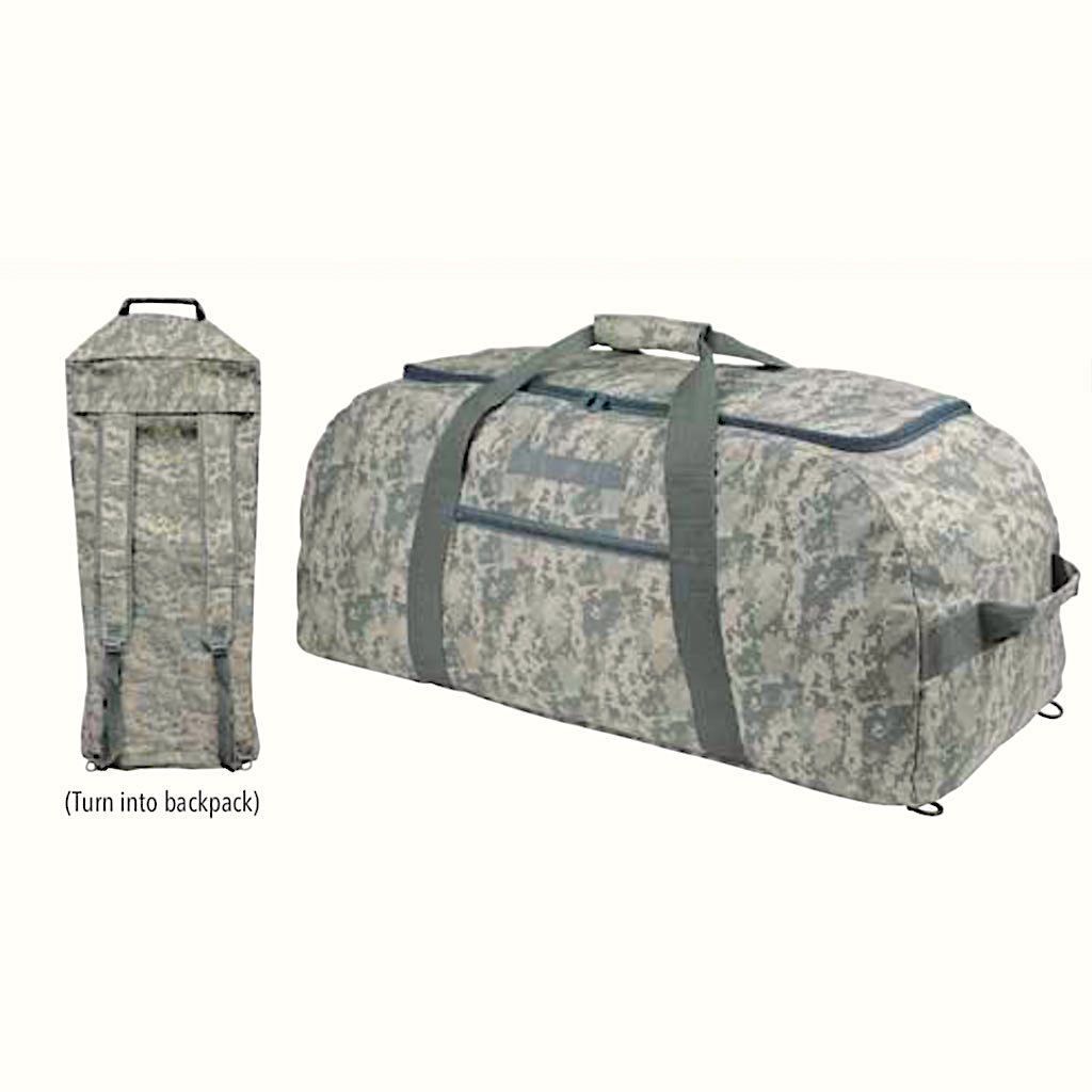 Digital ACU Camouflage 31 Inch XLarge Big Duffle Bags Backpack Rucksack Military Style Luggage-