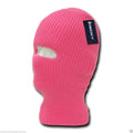 Youth Kids Girls Boys Balaclava Beanies Neon Fluorescent Ski Eye Hole Face Mask-Neon Pink-