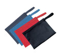 Large 12inch Bank Documents Deposit Bags Carry Pouch With Handle Zippered-Navy-